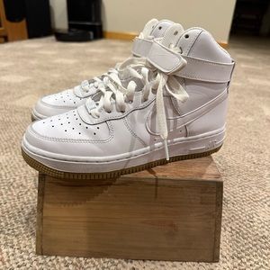 Nike- Air Force 1 high GS ‘white gum”
